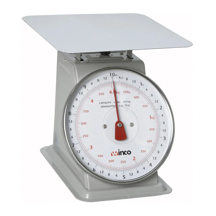 Winco SCAL-810 10Lbs Receiving Scale, 8" Dial