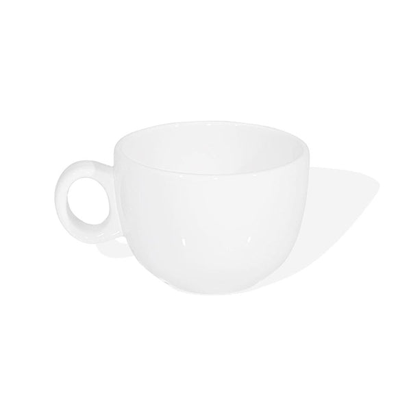 Furtino England Sphere 35cl (12oz) White Porcelain Cappucino Cup, Pack of 6