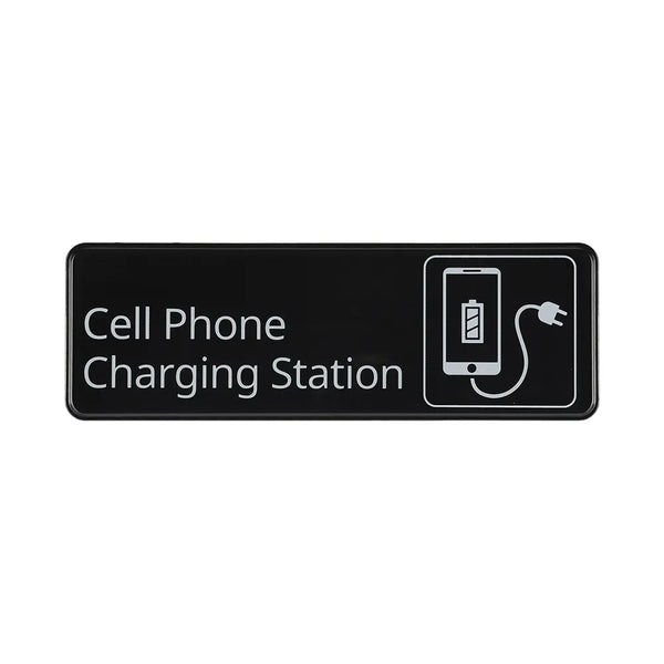 CAC China SCE3-CG10 Sign Compliance EN Cell Phone Charging Station 9x3"H /Each