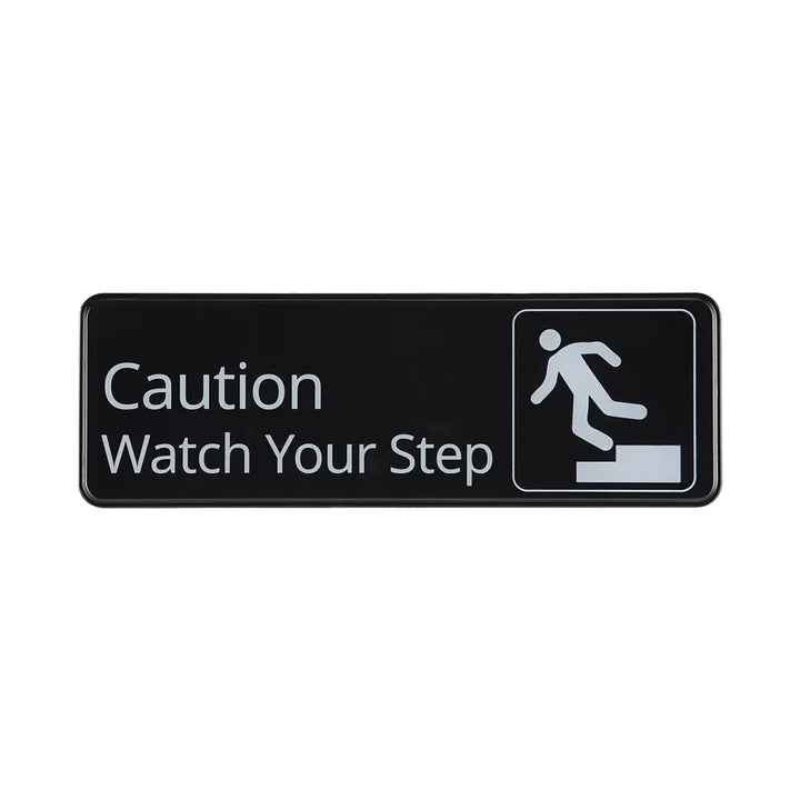 CAC China SCE3-CT22 Sign Compliance EN Caution Watch Your Step 9x3"H /Each