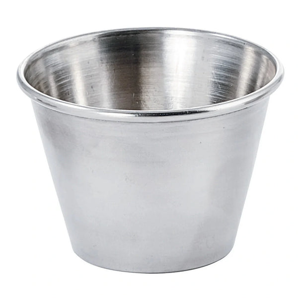 Winco SCP-25 2-1/2oz Sauce Cups, Stainless Steel