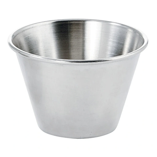 Winco SCP-40 4 oz Sauce Cups, Stainless Steel