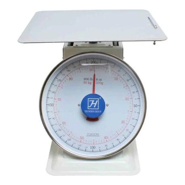 Thunder Group SCSL008 Stainless Steel Flat Chinese Cattis Scale Portion Scale, 200 LB.