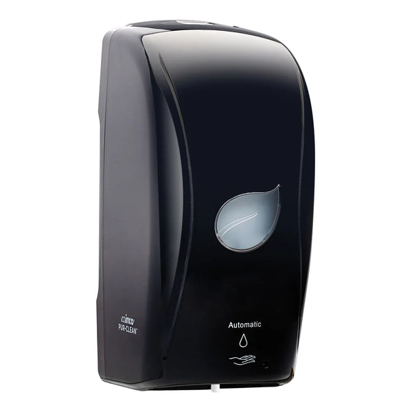 Winco SDAF-1K Pur-Clean Black Automatic Foam Soap Dispenser, 1000ml