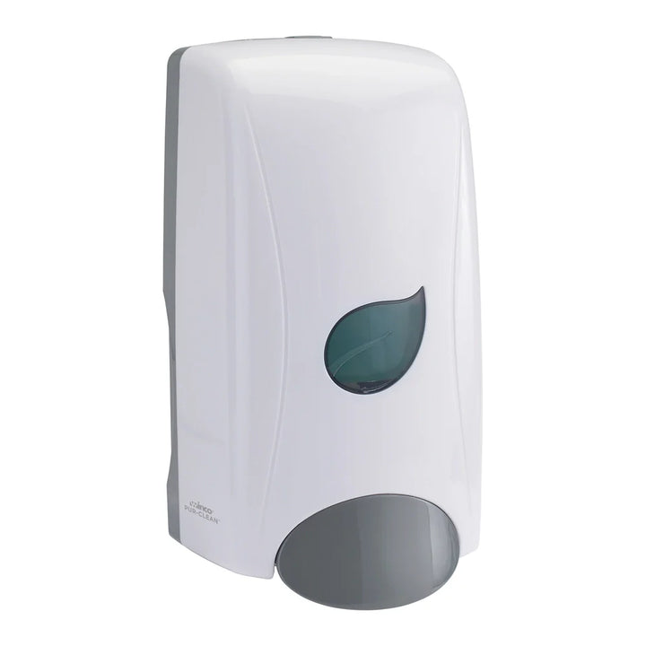 Winco SDMF-1W Pur-Clean, Manual Foam Soap Dispenser, White, 1000ml