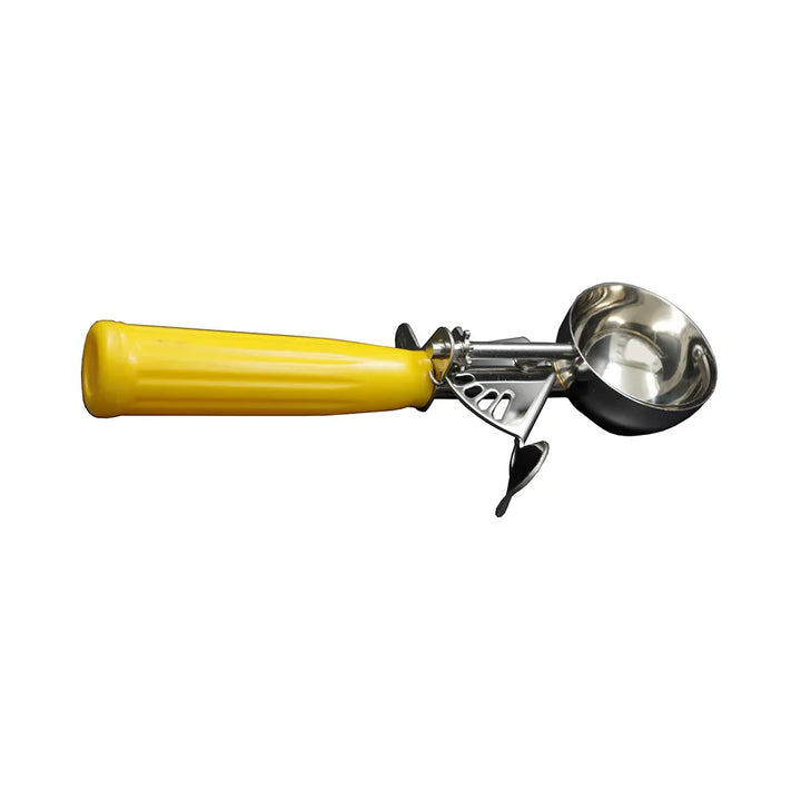 CAC China SICD-20YL Disher SS Thumb 1.6oz Yellow #20 /Each