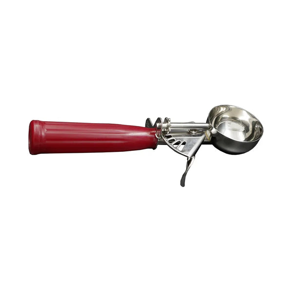 CAC China SICD-24RD Disher SS Thumb 1.3oz Red #24 /Each