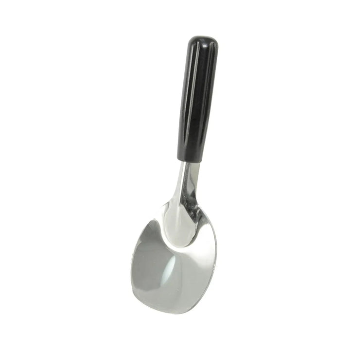 CAC China SICS-1 Ice Cream Spade SS W/ Black Hdl /Each