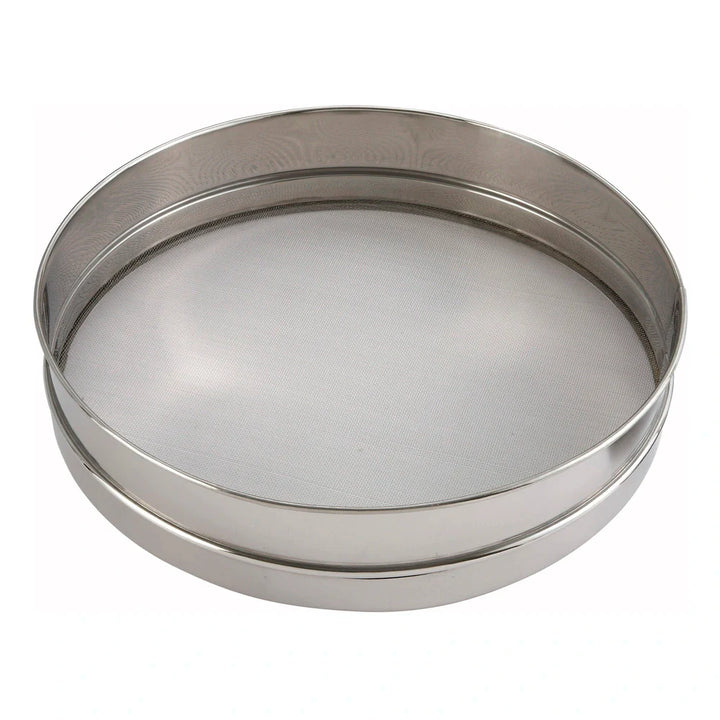 Winco SIV-10 10" Stainless Steel Rim Sieve and Mesh