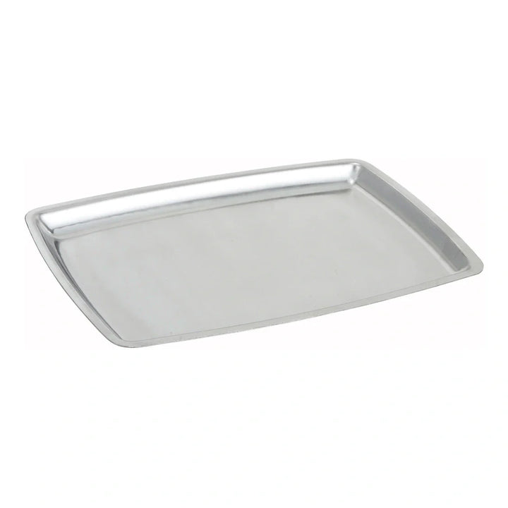 Winco SIZ-11B Sizzle Platter, Rectangular, 11" x 7", Stainless Steel