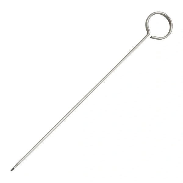 Winco SKO-8 8" Stainless Steel Skewers with Oval Ring