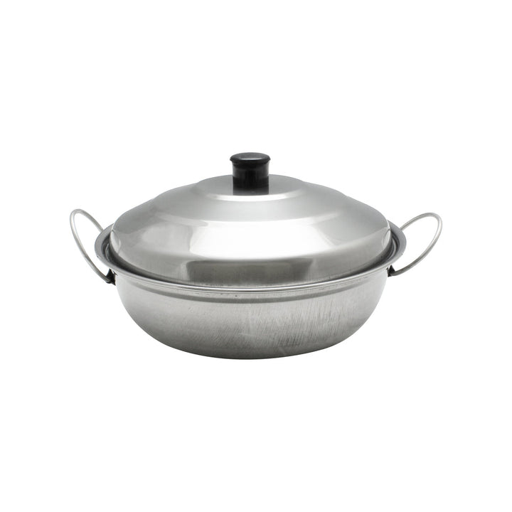 Thunder Group SLAL02B 9" Alcohol Wok Body, Stainless Steel 18/0