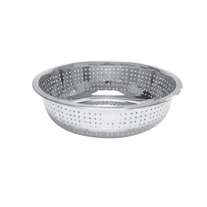 Thunder Group SLCIL13L 13" x 3-7/8" Stainless Steel 4.5mm Colander Holes