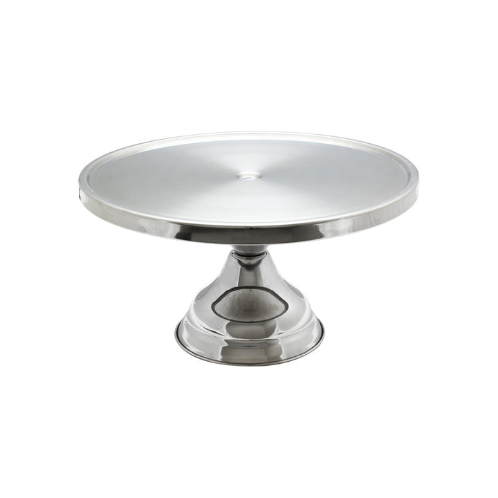 Thunder Group SLCS001 13-1/4" x 6" Stainless Steel Cake Stand