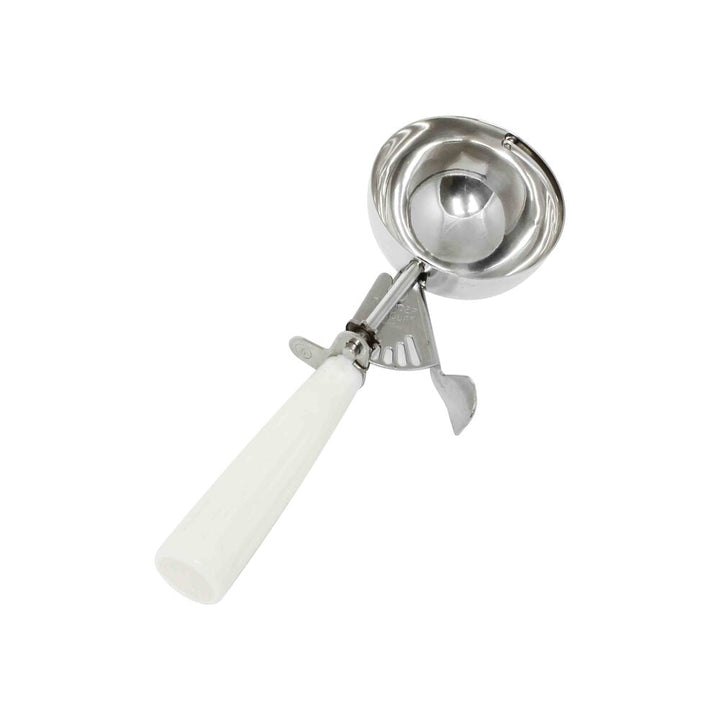 Thunder Group SLDS006 9" x 3-1/8" Stainless Steel 18/8 Ice Cream Disher White