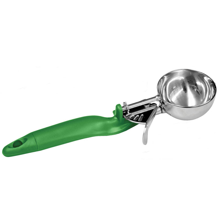 Thunder Group SLDS012L 10" x 3-1/4" Stainless Steel 18/8 Ice Cream Disher Green