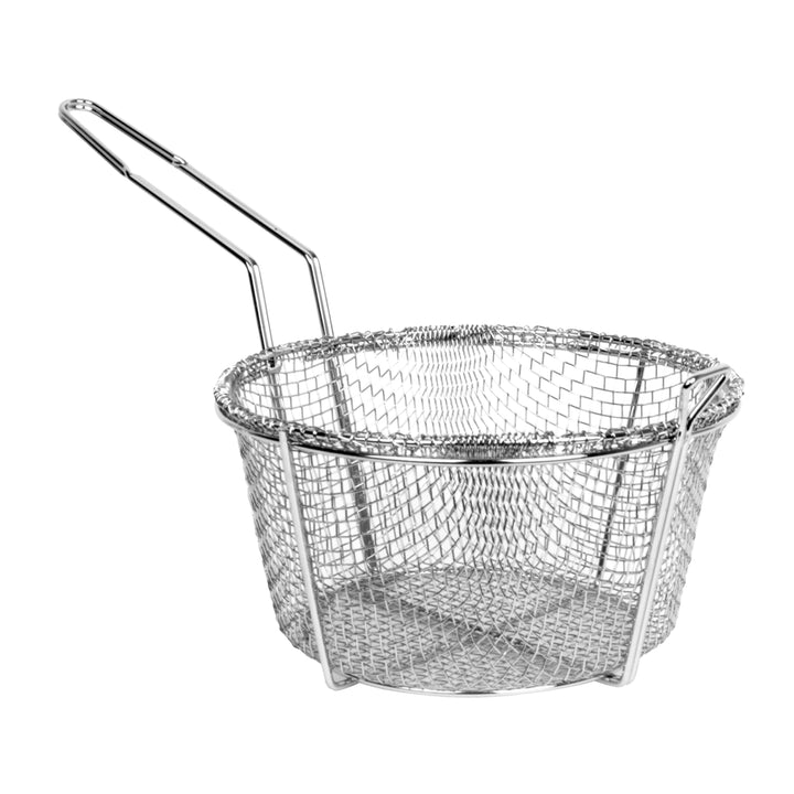 Thunder Group SLFB003 8-5/8" x 5" Nickel Plated Round Fry Basket Fits ALSF001