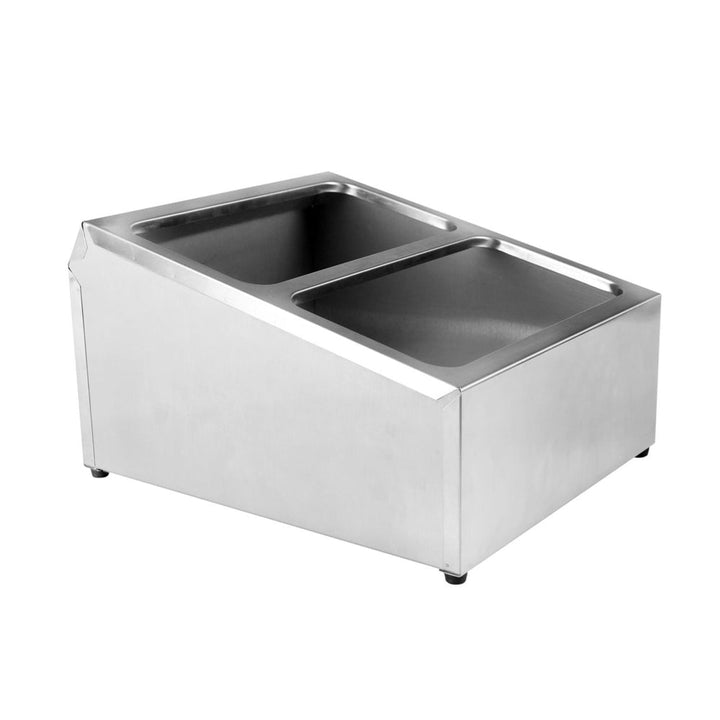 Thunder Group SLFC002 13-3/4" x 16-5/8" Stainless Steel Condiment Pack Holder