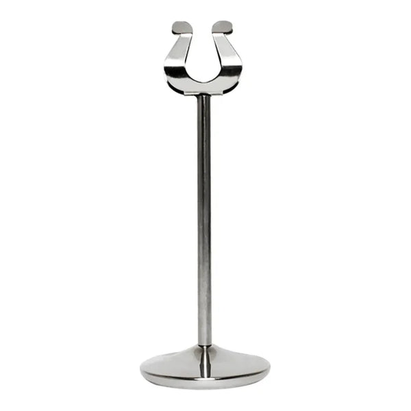 Thunder Group SLMH008 8" Stainless Steel Table Card Stand Pack of 12