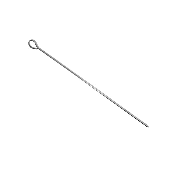 Thunder Group SLOK008 8" Stainless Steel Skewer Pack of 12