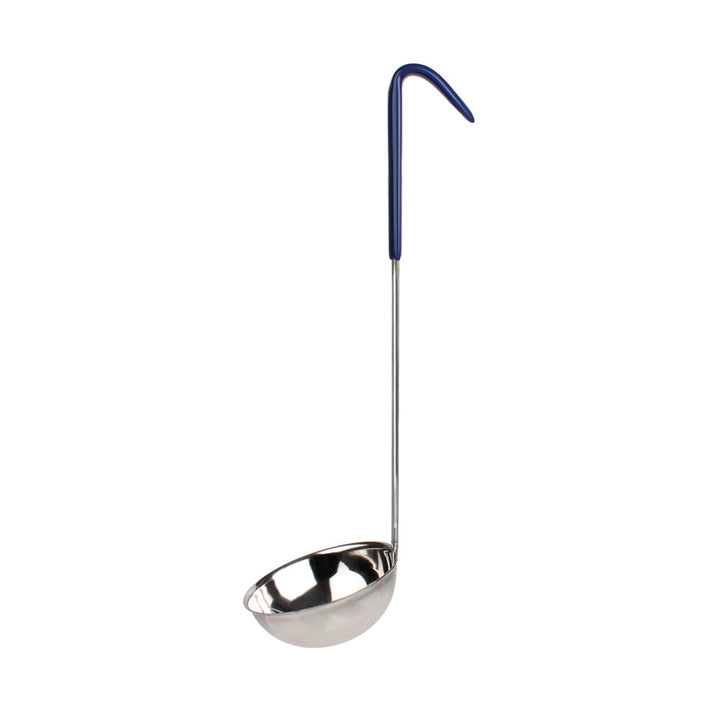 Thunder Group SLOL207 4" x 1-3/4" Stainless Steel Serving Ladle Blue