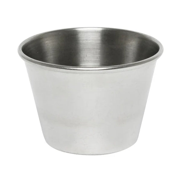 Thunder Group SLSA002 2-1/2 oz, 2-1/3" Diameter x 1-4/7" Height, Sauce Cup, Stainless Steel