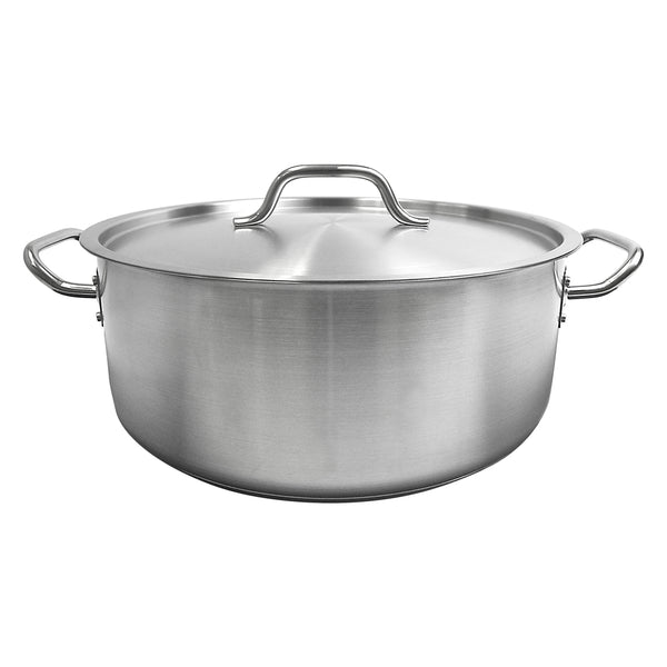 Thunder Group SLSBP4015 15 qt, 15" Diameter Brazier Pot with 1/2" Thickness Lid