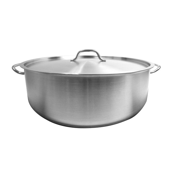 Thunder Group SLSBP4030 30 qt, 20-3/8" Diameter Brazier Pot with 5/8" Thickness Lid