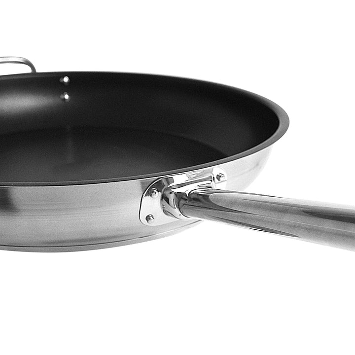 Thunder Group SLSFP4114 14" Diameter Stainless Steel Fry Pan 2