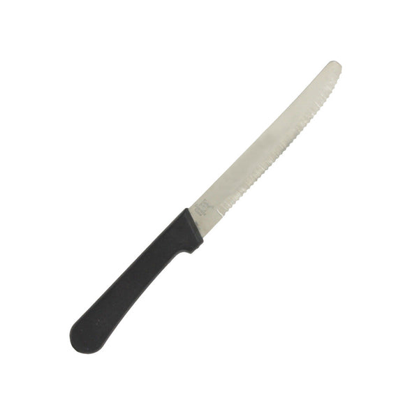 Thunder Group SLSK116 5" Blade Round Tip Steak Knife, Stainless Steel with Plastic Handle