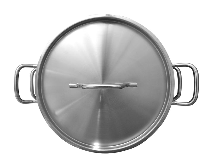 Thunder Group SLSPC4020 20 qt, 12-3/8" Diameter Pasta Cooker with 12-1/2" Diameter x 3/4" Thickness Lid 5