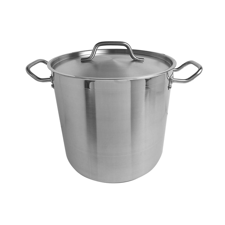 Thunder Group SLSPS4016 16 qt Stainless Steel Stock Pot with Cover 2