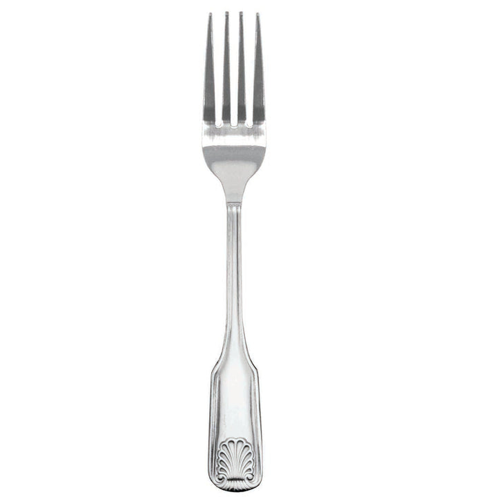 Thunder Group SLSS006 Sea Shell Dinner Fork, Stainless Steel, Dishwasher Safe