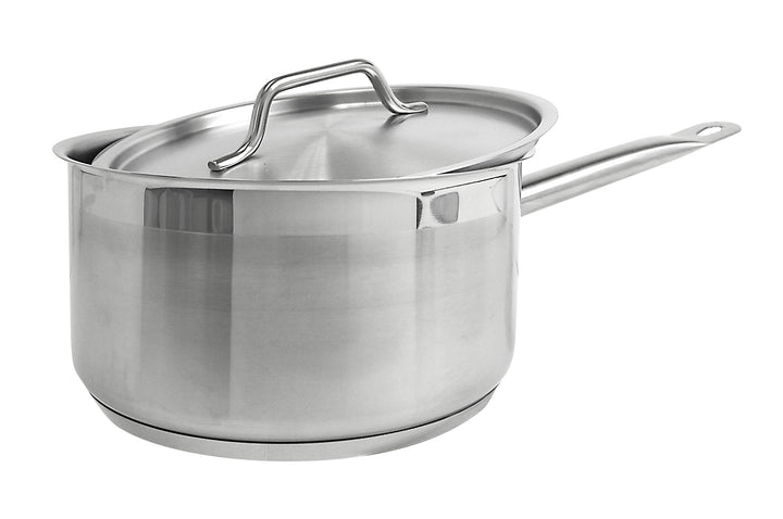 Thunder Group SLSSP4035 3-1/2 qt, 8-3/8" Diameter Sauce Pan with 7" Diameter x 1/2" Thickness Lid 3