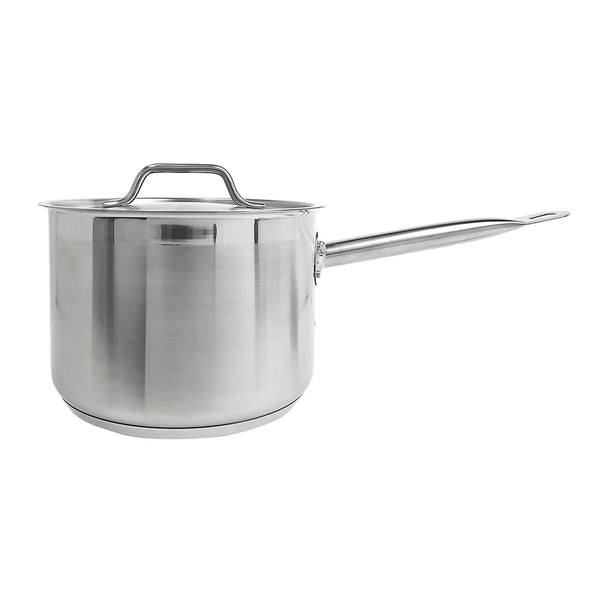 Thunder Group SLSSP4045 4-1/2 qt, 8-3/8" Diameter Sauce Pan with 8-3/8" Diameter x 1/2" Thickness Lid