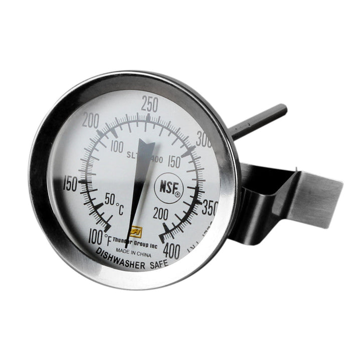 Thunder Group SLTHD400 From 100°F to 400°F Dial Deep Fry/Candy Thermometer (Card Packaging)