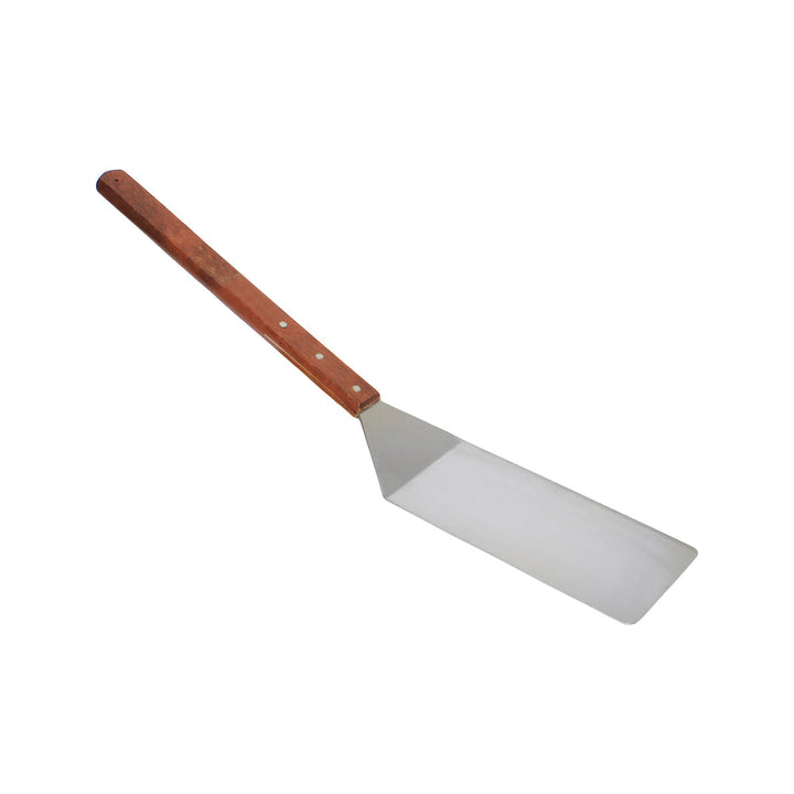 Thunder Group SLTWHT008 9" x 4-1/4" x 25-1/2", Square Pizza Server, Stainless Steel with Wooden Handle