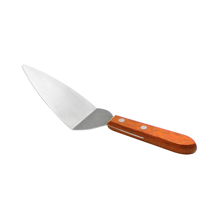 Thunder Group SLTWPS005 10" x 2-1/4" x 2-1/4", Pizza Server, 3" X 4-1/4" Blade Size, Stainless Steel Blade with Wooden Handle