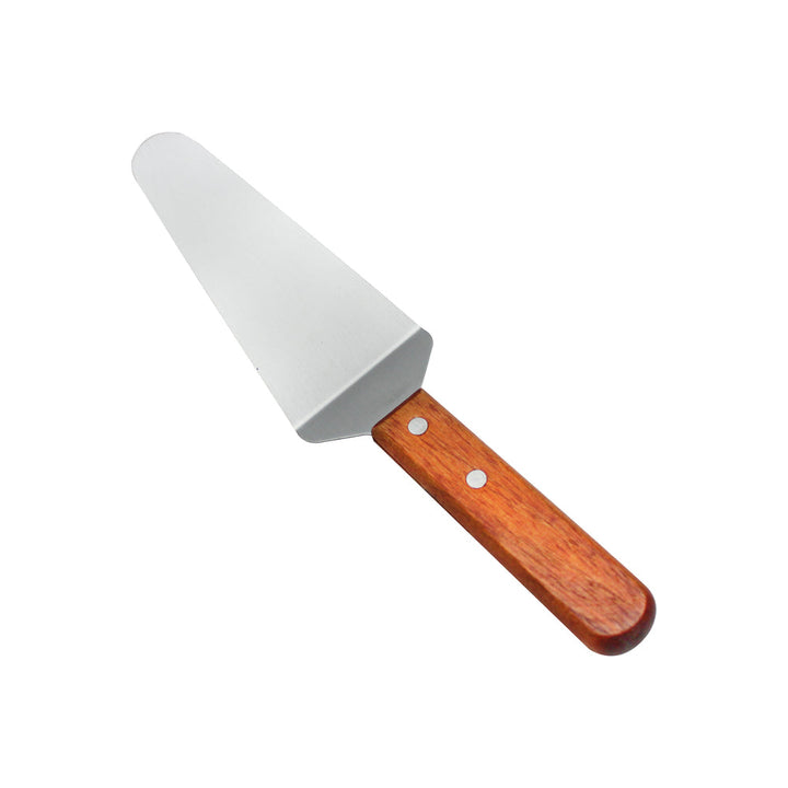 Thunder Group SLTWPS006 10-1/4" x 2-1/2" x 1-1/4" Pizza Server, 2-1/2" X 5" Blade Size, Stainless Steel Blade with Wooden Handle