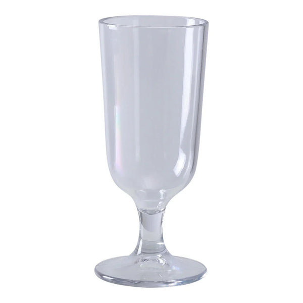 Yanco SM-08-G 8 Oz Clear Plastic Stemware Goblet Glass, Pack of 24