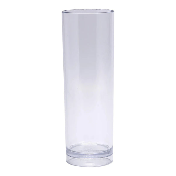 Yanco SM-14-C 14 Oz Clear Plastic Stemware Collins Highball Glass, Pack of 24