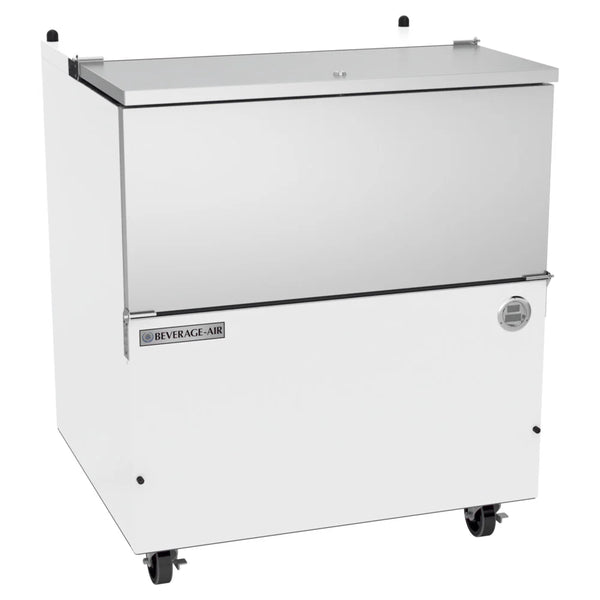 Beverage-Air SM34HC-W 36" White 1 Sided Cold Wall Milk Cooler