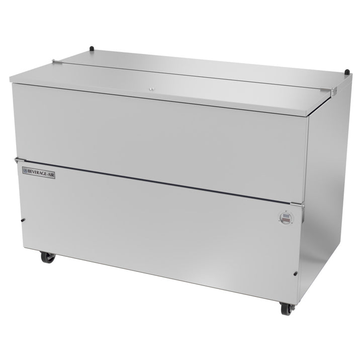 Beverage-Air SM58HC-S 58" 1 Sided Stainless Steel Milk Cooler