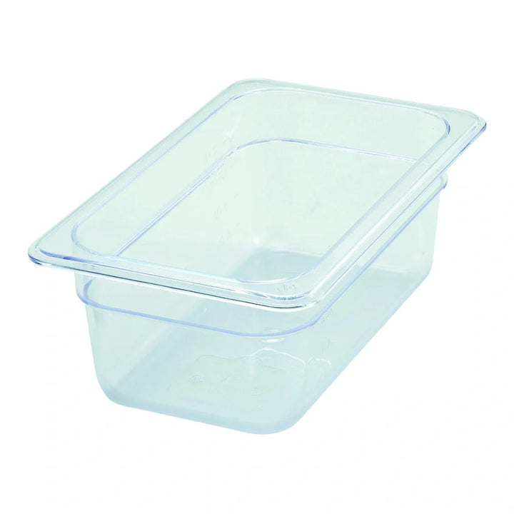 Winco SP7404 PC Food Pan, 1/4 Size, 4"