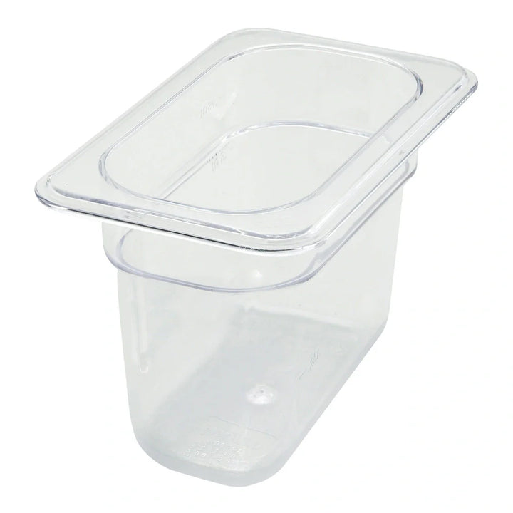 Winco SP7906 PC Food Pan, 1/9 Size, 6"