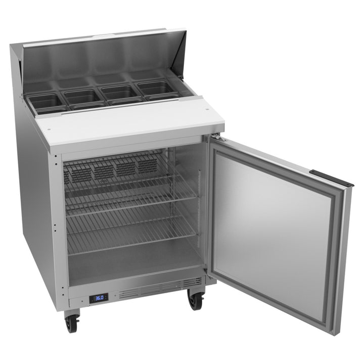 Beverage-Air SPE27HC-B Elite Series 27" 1 Door Refrigerated Sandwich Prep Table