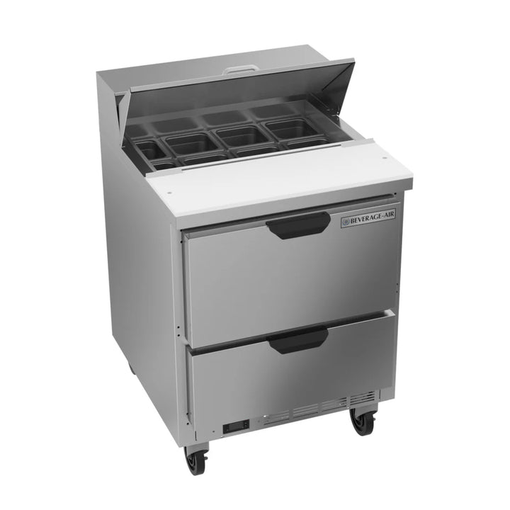 Beverage-Air SPED27HC Elite Series 27" Two Drawer Refrigerated Sandwich Prep Table