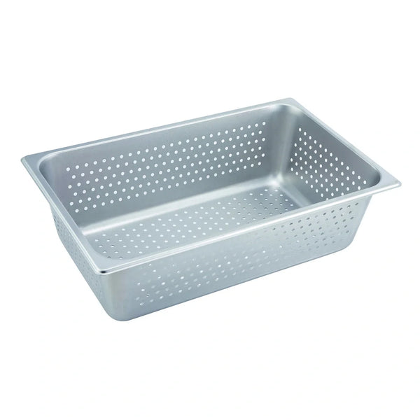 Winco SPFP6 Stainless Steel Perforated Steam Pan, 6"