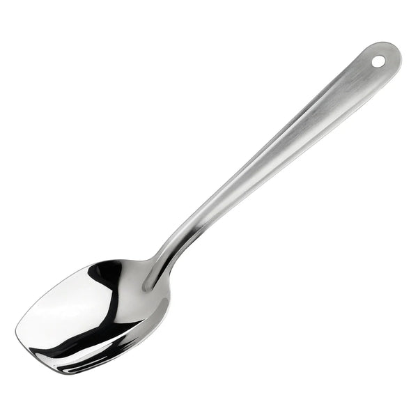 Winco SPS-S10 10" Slanted Plating Spoon, Solid