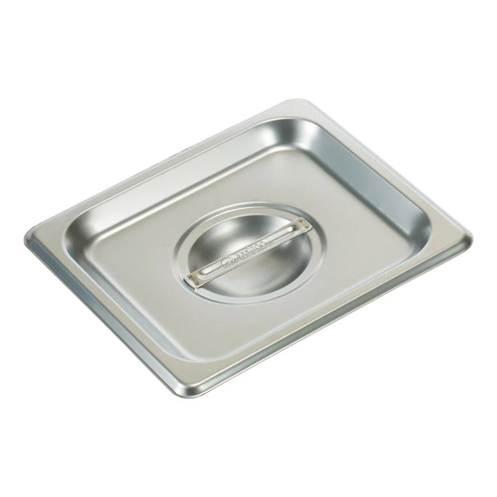 Winco SPSCS Stainless Steel Steam Pan Cover, 1/6 Size, Solid